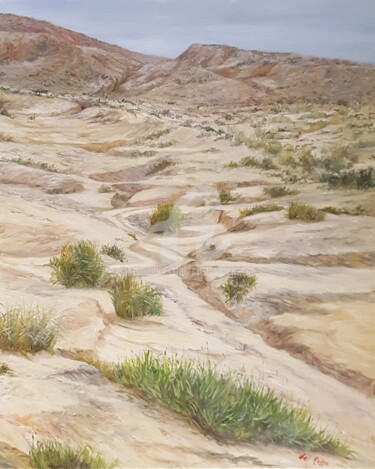 Pintura titulada "Desierto (Desert)" por Cristina Del Rosso, Obra de arte original, Oleo