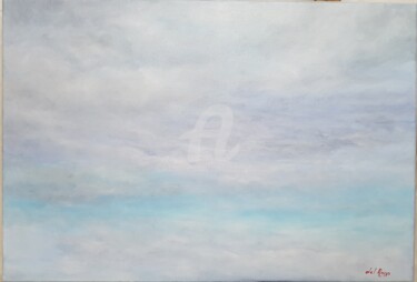 Pintura titulada "Cielos II. Evaporac…" por Cristina Del Rosso, Obra de arte original, Oleo