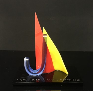 Sculpture titled "J" by Cristina Marquès, Original Artwork, Plastic