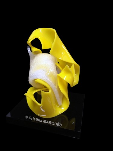 Sculpture titled "Pistillata" by Cristina Marquès, Original Artwork, Plastic