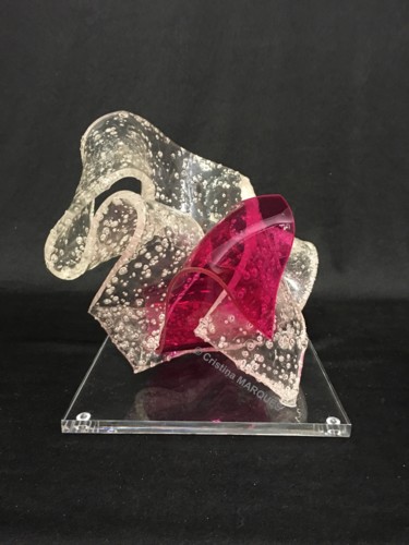 Sculpture titled "Favia" by Cristina Marquès, Original Artwork, Plastic