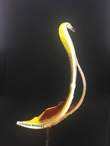 Γλυπτική με τίτλο "Le Coq de Roche" από Cristina Marquès, Αυθεντικά έργα τέχνης, Πλαστική ύλη
