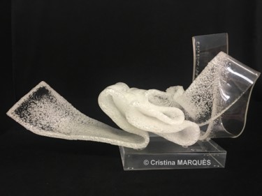 Sculpture intitulée "Coulée de Glace" par Cristina Marquès, Œuvre d'art originale, Plastique