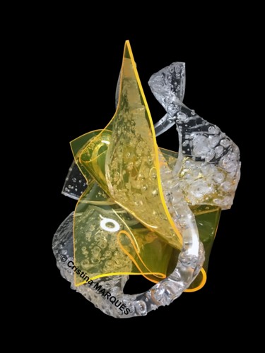 「Aliciidae」というタイトルの彫刻 Cristina Marquèsによって, オリジナルのアートワーク, プラスチック