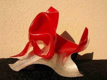 Sculpture titled "Le Poulpe" by Cristina Marquès, Original Artwork, Plastic