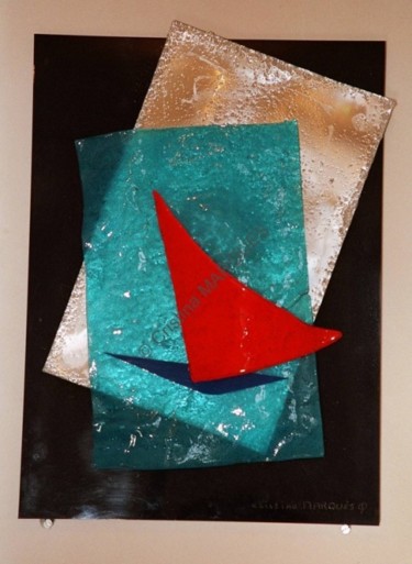 Scultura intitolato "Ca tangue" da Cristina Marquès, Opera d'arte originale, Plastica Montato su Plexiglass