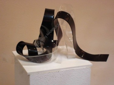 Skulptur mit dem Titel "Le Tango" von Cristina Marquès, Original-Kunstwerk, Kunststoff