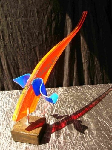 Escultura intitulada "La Trompe de Babar" por Cristina Marquès, Obras de arte originais, Plástico