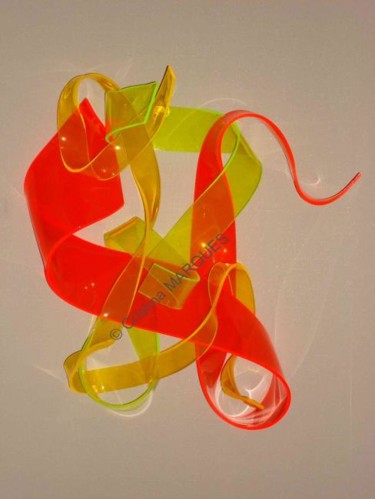 Escultura intitulada "La Fred" por Cristina Marquès, Obras de arte originais, Plástico