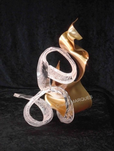 Sculpture titled "Silk Draperies and…" by Cristina Marquès, Original Artwork, Plastic