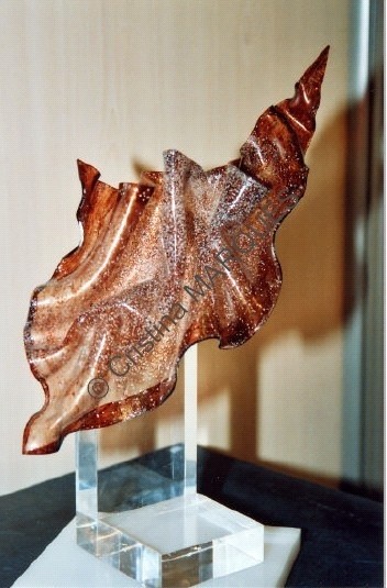 Sculpture titled "La Raie" by Cristina Marquès, Original Artwork, Plastic