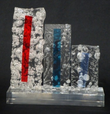 Sculpture intitulée "Colors Ice Doors II" par Cristina Marquès, Œuvre d'art originale, Plastique