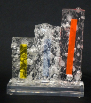 Sculpture intitulée "Colors Ice Doors III" par Cristina Marquès, Œuvre d'art originale, Plastique