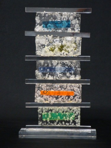 Sculpture intitulée "Cristina Ice Tower" par Cristina Marquès, Œuvre d'art originale, Plastique