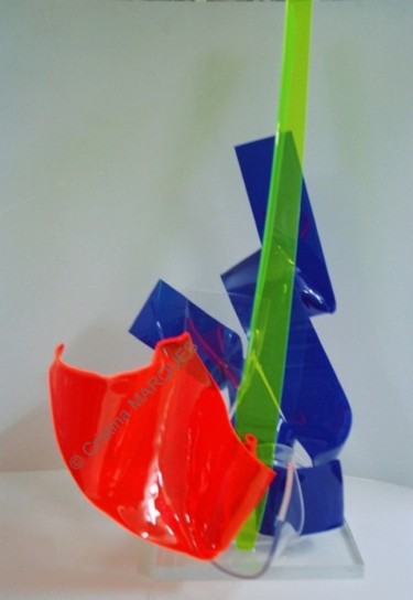Sculpture titled "Le Duel" by Cristina Marquès, Original Artwork, Plastic