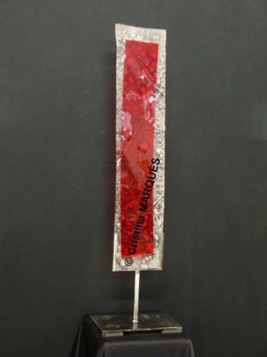 Sculpture titled "Ice Exclamation" by Cristina Marquès, Original Artwork, Plastic