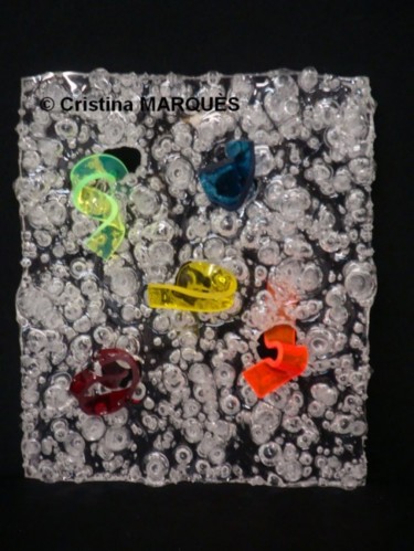 Escultura titulada "Freeze Colors" por Cristina Marquès, Obra de arte original, Plástico
