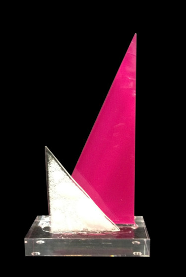 Skulptur mit dem Titel "Big Pink & Bubble S…" von Cristina Marquès, Original-Kunstwerk, Objekte