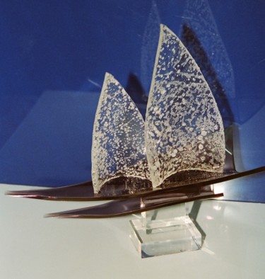 Sculpture titled "Le Deux Coques" by Cristina Marquès, Original Artwork, Objects