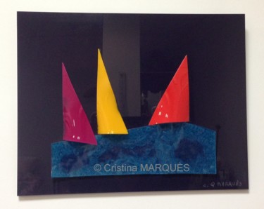 Sculpture intitulée "Promenade en Mer" par Cristina Marquès, Œuvre d'art originale, Plastique