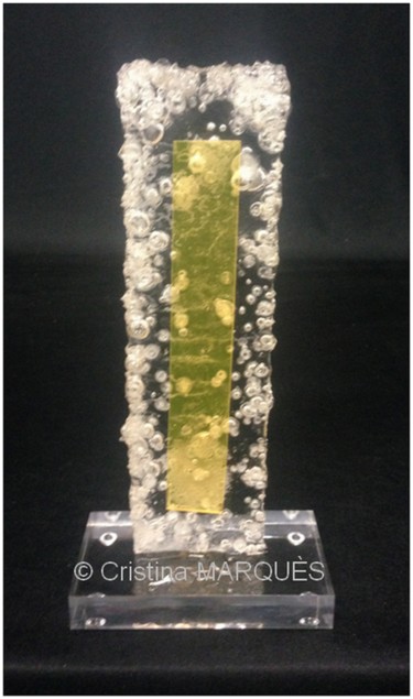 Скульптура под названием "Nankin Ice" - Cristina Marquès, Подлинное произведение искусства, Пластмасса