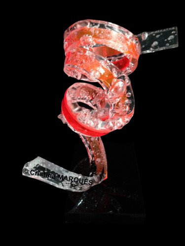 「Fusion Filament」というタイトルの彫刻 Cristina Marquèsによって, オリジナルのアートワーク, プラスチック