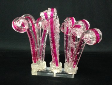 Sculpture titled "Grevillea" by Cristina Marquès, Original Artwork, Plastic