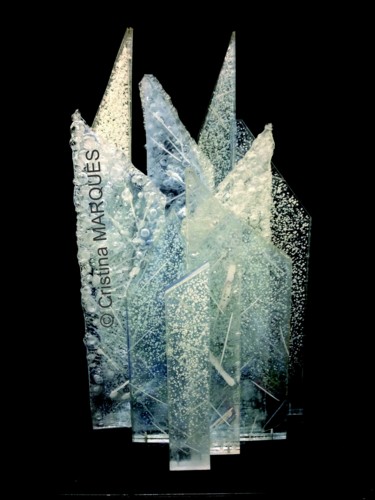 Sculpture intitulée "The Melting of Glac…" par Cristina Marquès, Œuvre d'art originale, Plastique
