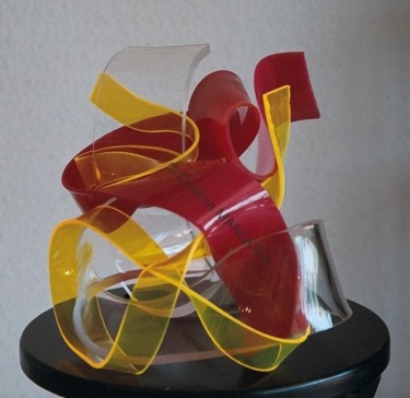 Sculpture titled "No Name II" by Cristina Marquès, Original Artwork, Plastic