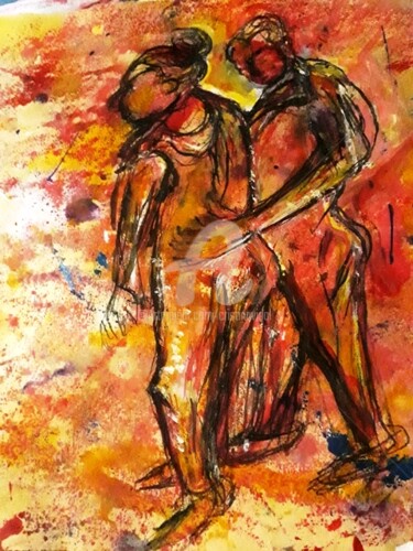 Painting titled "seduciendo.jpg" by Cristina Vidal, Original Artwork