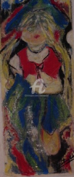 Pintura titulada "La muñeca HolANDESA" por Cristina Vidal, Obra de arte original