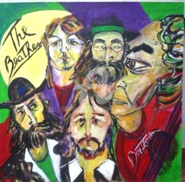 绘画 标题为“" The Beatles and B…” 由Cristina Vidal, 原创艺术品