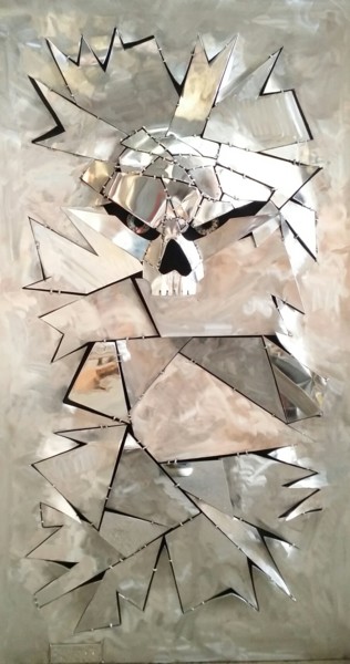 Le cerbère 100x60x15 cm ©2017 par Cristo Ash