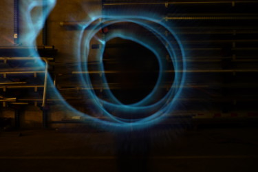 Fotografie getiteld "Passage" door Cristo Ash, Origineel Kunstwerk, Light Painting