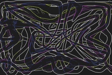 ABSURD NIGHT Абстрактное Цифровое искусство, цифровая живопись, концептуальное искусство, художественное произведение - Ro Model