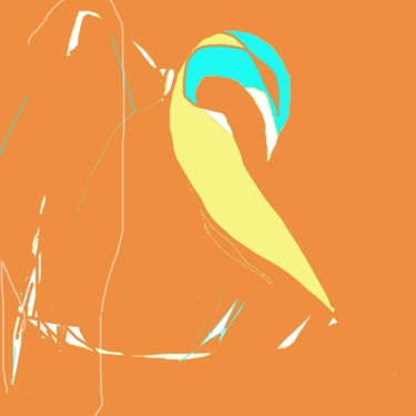 Arts numériques intitulée "BIRD" par Ro Model, Œuvre d'art originale, Peinture numérique