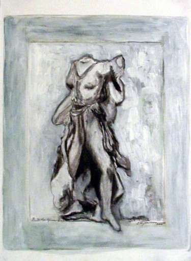 Painting titled "Greek Goddess" by Catherine Rogers, Original Artwork