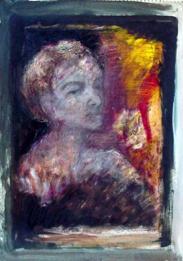 Painting titled "Portrait" by Catherine Rogers, Original Artwork