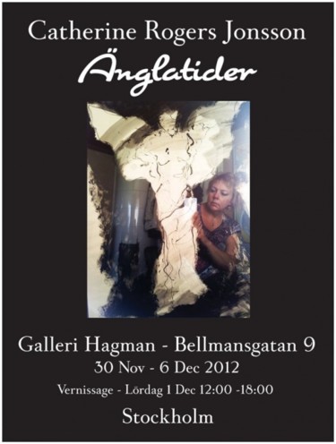 Drawing titled "ÄNGLATIDER, Galleri…" by Catherine Rogers, Original Artwork