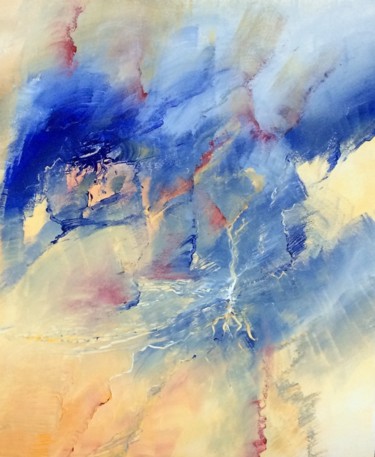 Peinture intitulée "Folie des cieux" par Lrog, Œuvre d'art originale