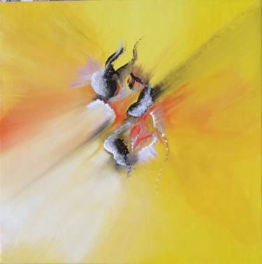 Painting titled "Yellow" by Lrog, Original Artwork