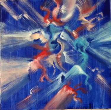 Painting titled "Ondulations" by Lrog, Original Artwork