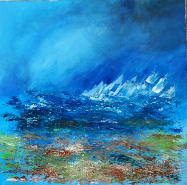 Peinture intitulée "À marée basse" par Lrog, Œuvre d'art originale