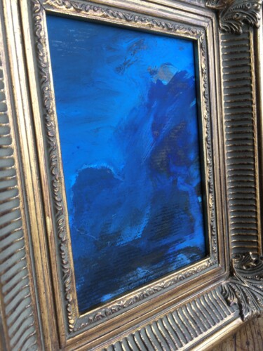 Картина под названием "Ici commence le ciel" - Jean-Louis Crudenaire, Подлинное произведение искусства, Гуашь