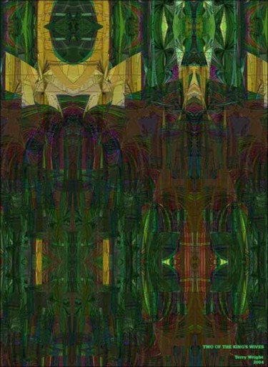 Digital Arts titled "Two of the King's W…" by Terry Wright, Original Artwork