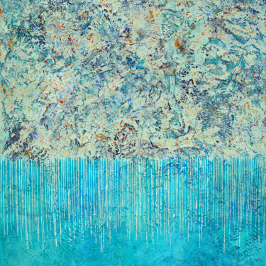 Soothing Painting titled "Soothing" by Nancy Eckels, Original Art, Acrylic Mounted on Stretcher frame
