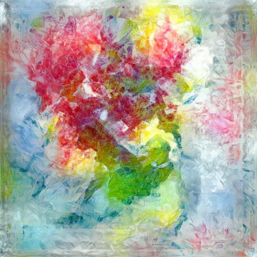 Digital Arts titled "FLOWER #3" by Cs Lim, Original Artwork, Digital Painting