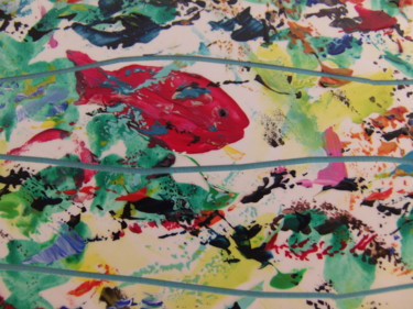 Peinture intitulée "fish4.jpg" par Christine Savi, Œuvre d'art originale