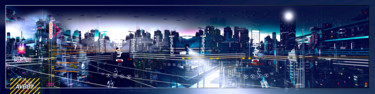 Digital Arts titled "panorama-city-av687" by Christophe Martel (zenn), Original Artwork, 3D Modeling