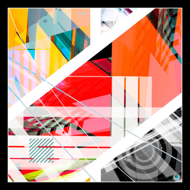 Arts numériques intitulée "Abstrapolis D10" par Christophe Martel (zenn), Œuvre d'art originale, Travail numérique 2D